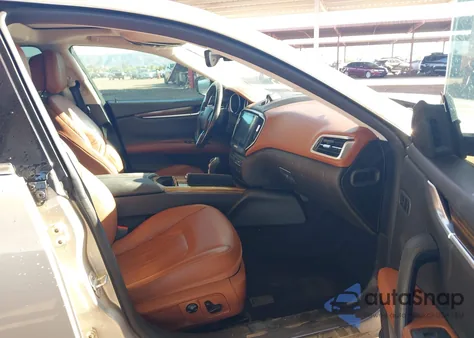 2017 Maserati Ghibli S из США, поврежденный, VIN ZAM57RSA9H1195609